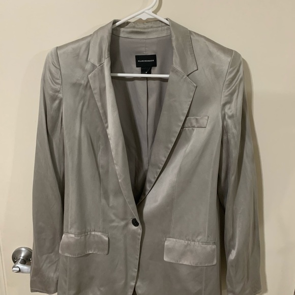 Club Monaco silk blazer